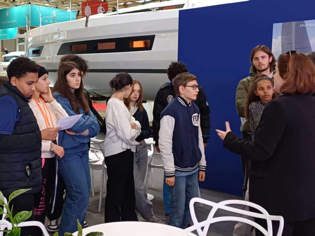témoignage professionnelle sur le stand dufour yacht