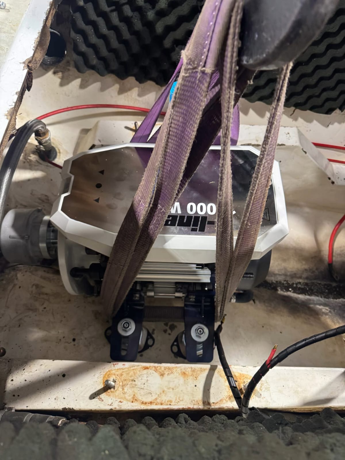 pose moteur électrique